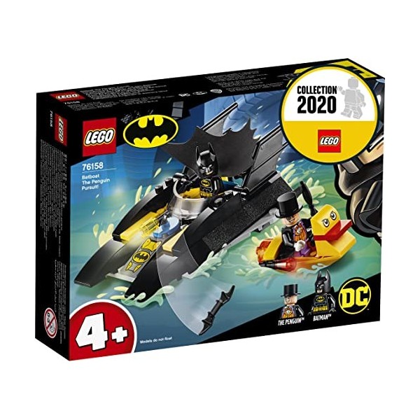 LEGO 76158 Super Heroes La Poursuite du Pingouin en Batbateau