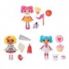 Lalaloopsy Mini Foire artisanale - PEANUT BIG TOP, MITTENS FLUFF N STUFF & DOT STARLIGHT - 3 Poupées et 3 Animaux de Compag