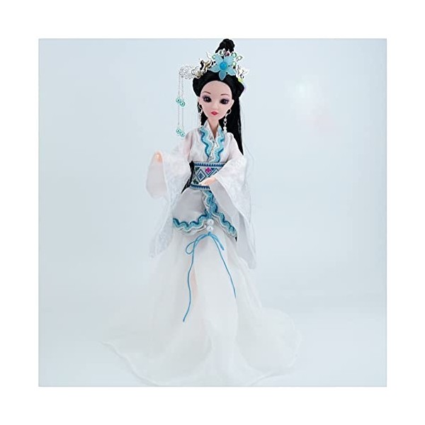 Poupée Chinoise Poupée Asiatique 3D Décoration Orientale Poupée Danseuse Poupée Chinoise Accessoires Poupée Geisha Poupée Déc