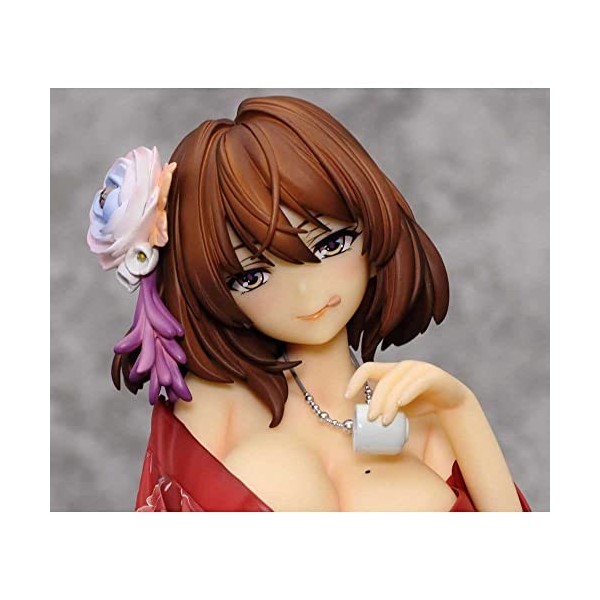 POMONO Figurine Waifu Figurine danime Ebisugawa Kano 1/6 Koen Ver. Soft Chest Kimono VER. Posture Assise modèle de poupée Mi