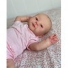 MAIHAO Poupée Reborn Fille Realiste bébés Poupon Reborn comme Un Vrai bébé Yeux Ouvrez Toddlers Baby Dolls Garçon 20 Pouces