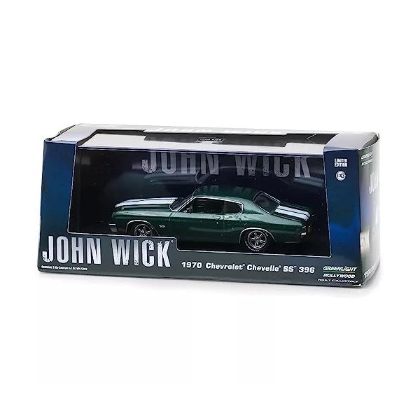 Greenlight Collectibles- Voiture Miniature de Collection, 86541, Green/White
