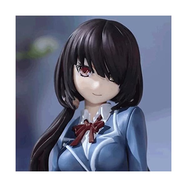 RIZWELLA H4.73 Pouces Anime Character Model Date A Live Kurumi Tokisaki JK Uniforme Scolaire Ver. Dessin animé Mignon poupée 