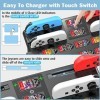 Kytok Support Tour de Rangement pour Nintendo Switch/OLED, Chargeur Manette Switch & Support Manette Switch, Multifonctionnel