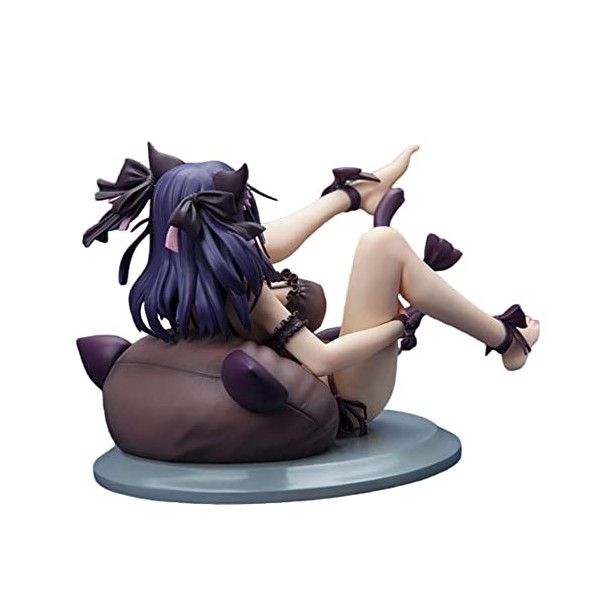 DHAEY Anime Figure Ecchi Figure -Nine Lives Cat Girl- 1/6 Amovible Vêtements Action Figurines Modèle Collection Statue Jouet 