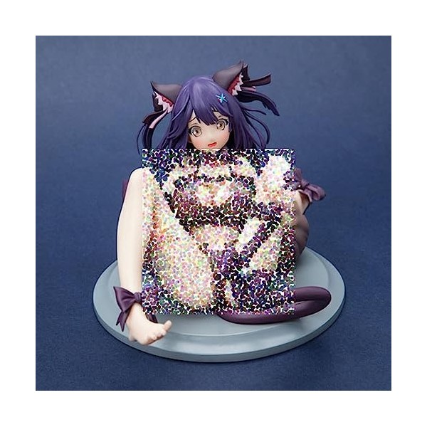 DHAEY Anime Figure Ecchi Figure -Nine Lives Cat Girl- 1/6 Amovible Vêtements Action Figurines Modèle Collection Statue Jouet 