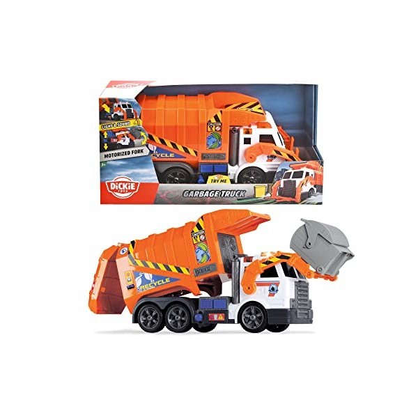 Dickie Toys - 203308369 - Camion poubelle - Garbage Truck