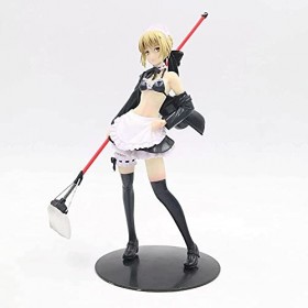 BOANUT Fate Stay Night Saber Altria Pendragon Maid Version Anime Personnage Modèle PVC Matériau Figure Statue Anime Figure Mo