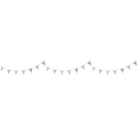 ORFOFE 3Pcs Arc- en- Ciel Fanions Décoratifs Bébé Floral Délicat Jardin avec Célébration Exquise Magasins de Classe Festival 