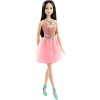 Barbie - DGX83- Barbie Doll Glitz Coral dress CF Asian