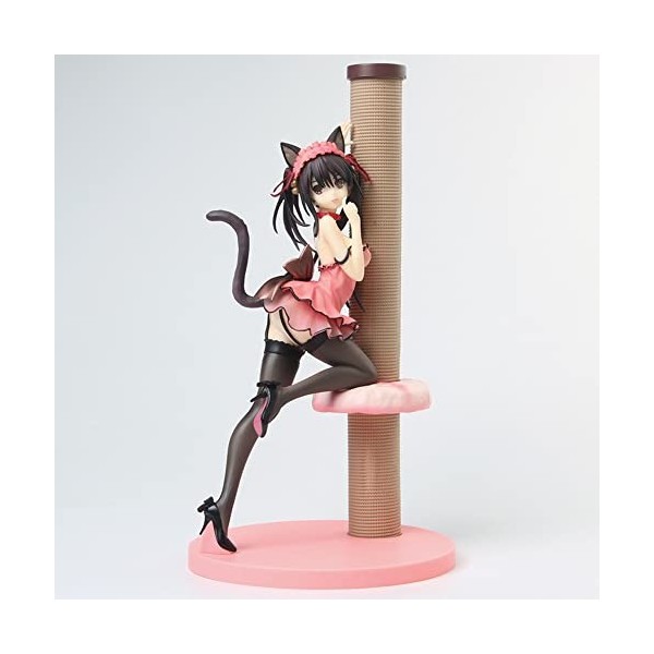 IMMANANT Anime Figure Girl Statue Ecchi Figure Date A Live -Kurumi Tokisaki- 1/7 Jouet Amovible Vêtements Mignon Poupée Décor