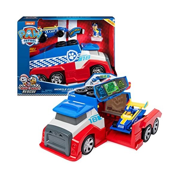 Camion Mobile Pit Stop Team Ready Race Rescue Paw Patrol