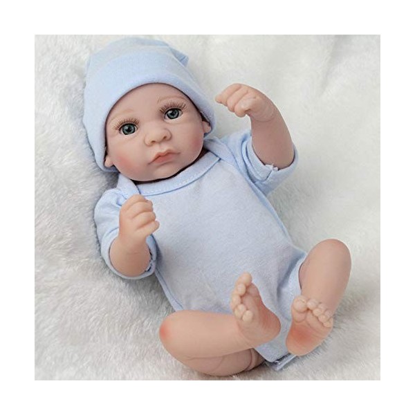 Reborn Baby Dolls, Nourrir Les poupées, Simulation Reborn Doll Silicone Accompagner la poupée endormie Peut Entrer dans Le Ca