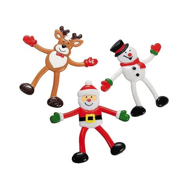 Holiday Character Bendables - 12 Pack