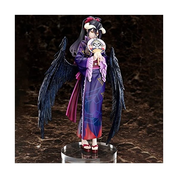 EASSL Kimono Version Albedo Modèle Figure 丨 La hauteur est denviron 23 cm Poupée debout statique Jouet Décoration de bureau 