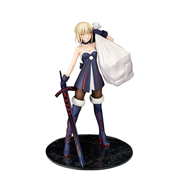 EASSL Costume de Noël Altria Pendragon Jeu Personnage Modèle Figure丨Chapeau/Cape Peut Être Enlevé 23cm Debout Fille Poupée Dé