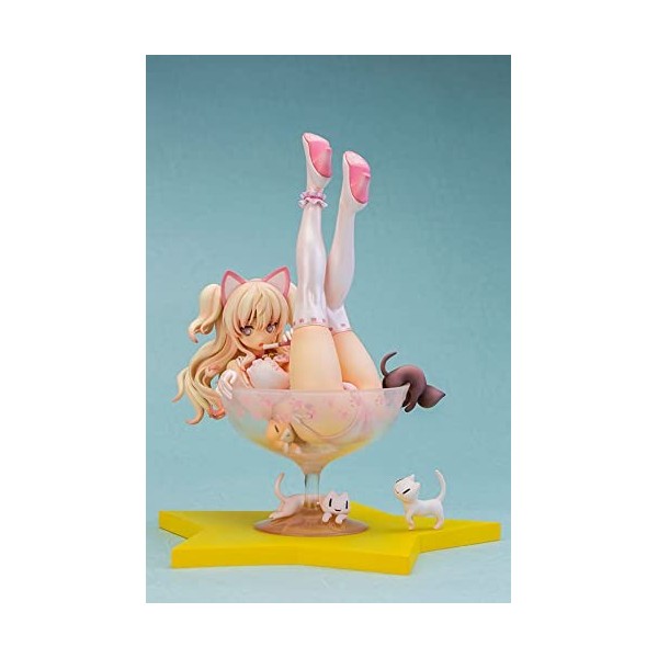 LOXACO Ecchi Anime Figures - Chiyuru - 1/6 - PVC Cat Ear Girls/Visage remplaçable/Vêtements Amovibles/Modèle Jouets Collectio
