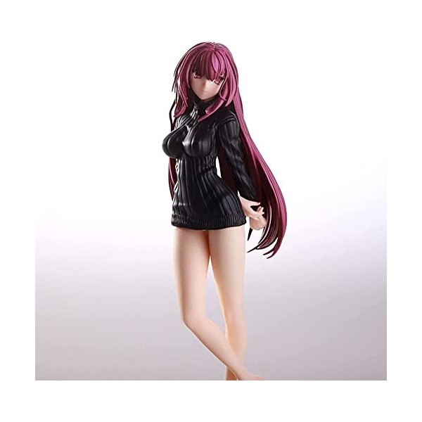 BOANUT Anime Figure Scathach Room Wear Mode Fate Series Buty Hot Girl Portant Un Pull Jambe Nue Stature Personnages De Dessin