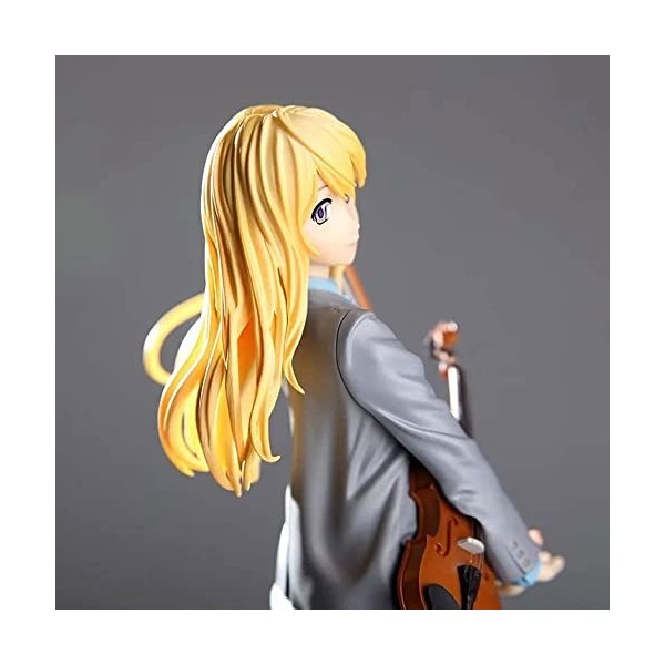 BOANUT 1/8 Ecchi Figure Miyazono Kaori Votre Mensonge en Avril JK Uniforme Scolaire VER. Blonde Jolie Fille Tenant Violon Ani