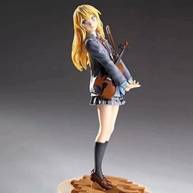 BOANUT 1/8 Ecchi Figure Miyazono Kaori Votre Mensonge en Avril JK Uniforme Scolaire VER. Blonde Jolie Fille Tenant Violon Ani