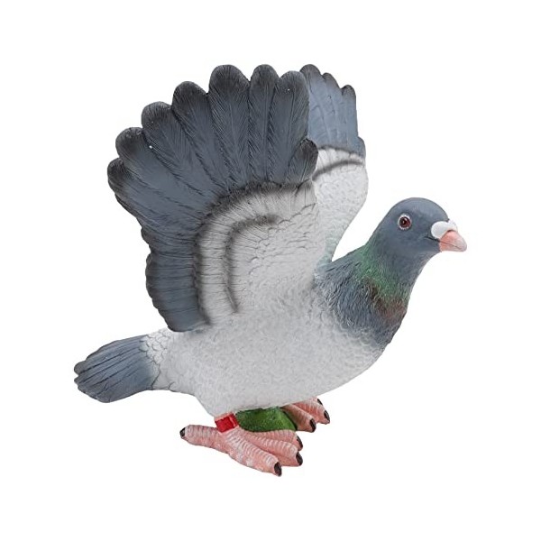 EVTSCAN Simulation Pigeon Synthétique - Résine Vivid Simulation Bird pour la décoration de la Maison Décoration de Vacances J