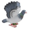 EVTSCAN Simulation Pigeon Synthétique - Résine Vivid Simulation Bird pour la décoration de la Maison Décoration de Vacances J