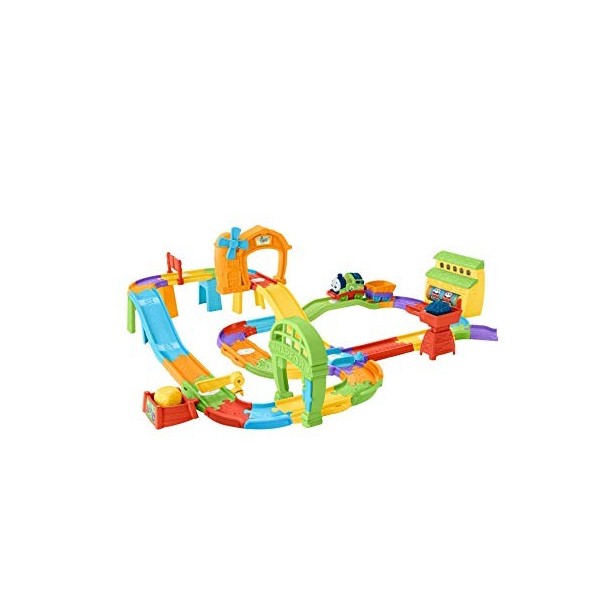 Thomas et ses amis Mon Extension de circuit pour wagon, 32 éléments inclus, jouet pour enfant, FRF53