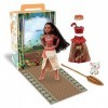 Disney Store Disney Story Poupée Vaiana pour enfants, figurine entièrement articulée avec accessoires, convient aux enfants à