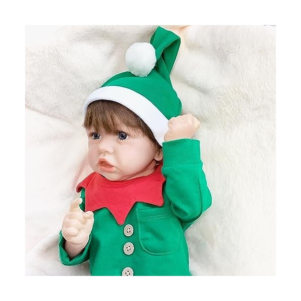 Silicone pour bébé, 55,9 cm, fait à la main, poupée qui semble réelle, meilleur cadeau danniversaire, mariage, fête, C-Girl