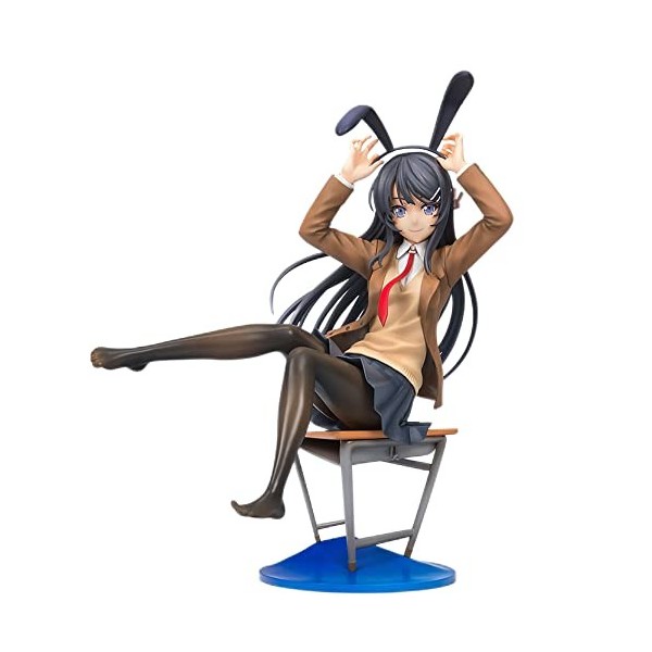 NATSYSTEMS Chiffre danime -Sakurajima Mai- 1/8 Bunny Ver. Figurine complète Jolie poupée Modèle Décor Personnage Comique Col