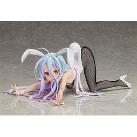 NATSYSTEMS Chiffre danime Pas de Jeu Pas de Vie -Shiro- 1/4 Bunny Ver. Figurine Ecchi Jolie poupée Décoration de modèle Coll