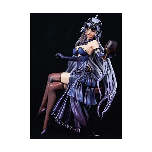 BRUGUI Personnage Original Fate/Grand Order Jeanne darc Alter Holy Night Dinner Ver. Statue de Figurine danime complète C