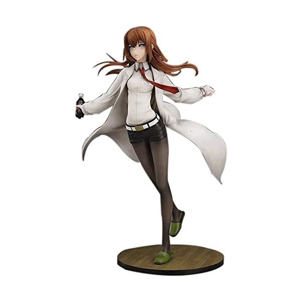 RIZWELLA 1/7 Makise Kurisu Shirai Ver. Figurine daction Figurine danime Figurine complète poupée Statue Otaku Collection Jo