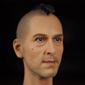 CNSMCWG Sculpture De Tête De Figurine Masculin À Léchelle 1/6, Sculpture De Tête De Beau Soldat Européen Et Américain, Tête 