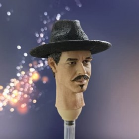 CNSMCWG Sculpture De Tête De Figurine Masculin À Léchelle 1/6, Sculpture De Tête De Soldat Masculin De Cow-Boy Occidental Eu