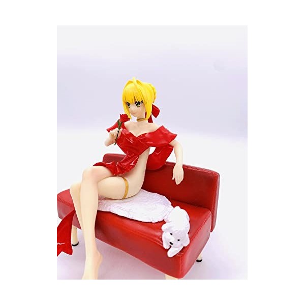 Gexrei Nero Claudius - 1/7 - Peignoir Ver. -Figurine danime/Figurine ECCHI/Poitrine Souple/modèle de Personnage Peint/modèle