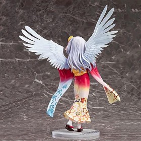 BRUGUI Personnage Original Angel Beats&nbsp;! -Tachibana Kanade- Haregi 1/8 Ver. Jolie Jolie Robe Rouge Kimono Ange Fille complète