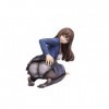 PelcoR Figurines danime Ecchi - Haume Masoo - 1/6. Figurine Hentai/Figurine daction/Coffre Souple/Figurines de Jouets de De