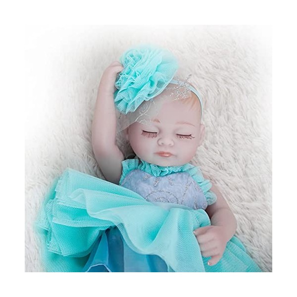 Doll Girl, 11 Pouces Full Silicone Baby Doll réaliste - Reborn Dolls Girls pour laccompagnement