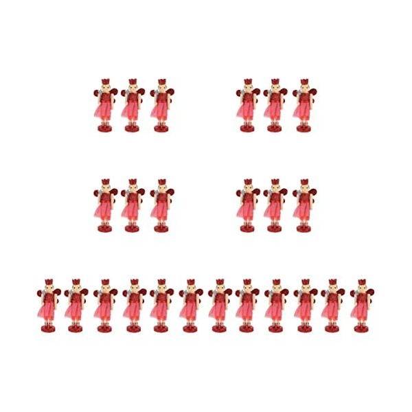 HOMSFOU Casse-Noisette En Peluche - Décor De Noël Avec Chiffres Et Clips Pour L'Intérieur Et L'Extérieur