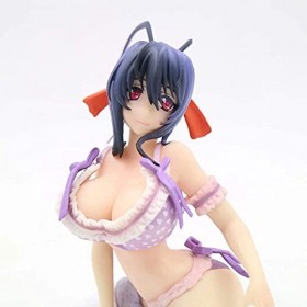 BOANUT Waifu Figure Anime Figure Statues Lycée DXD Himejima Akeno Lingerie Ver. Poitrine Douce Gros Seins Fille Chaude en Lin