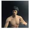 Leying 1/6 Tête De Soldat Bruce Lee Sculpté Kung Fu Star Modèle De Corps Masculin Accessoires