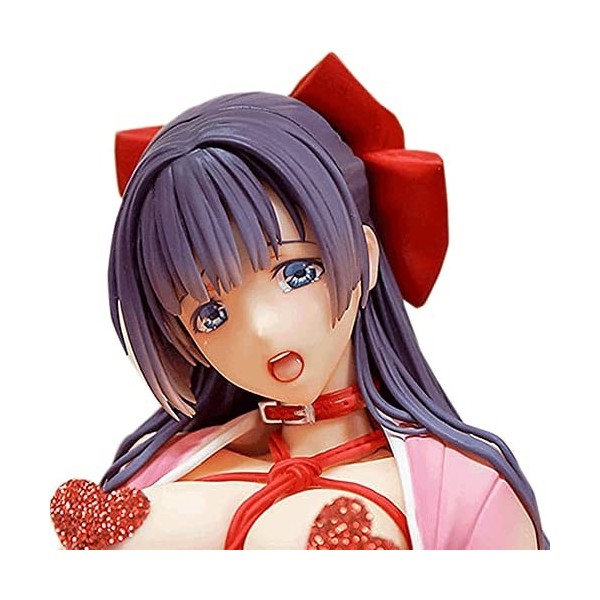 BRUGUI Anime/ECCHI Hentai Figure - Ade-Sugata Rei - 1/6 Soft Body Magic Bullet Series Cute BIG Breast Sitting Kimono Girl L