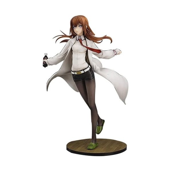 LOXACO Ecchi Anime Figure - Makise Kurisu - 1/8 - White Coat Ver. Figurine daction/Jouets de Dessin animé/Collection de Joue