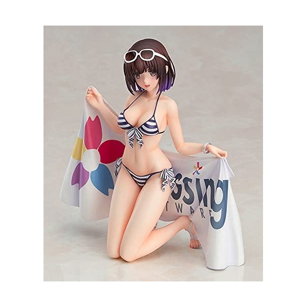 IMMANANT Chiffre danime Figurine ECCHI Maillot de bain Megumi Kato Ver. Figurine complète 1/7 jolie fille Modèle de personna