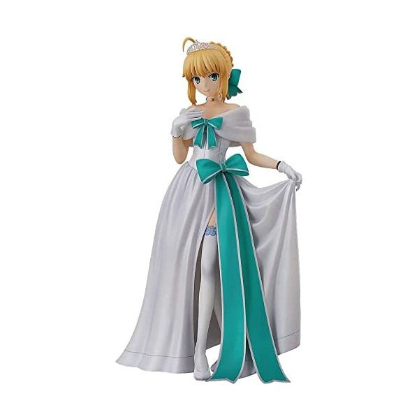 QDLONG Fate/Grand Order Sabre Altria Pendragon Heroic Spirit Robe Formelle Ver. 1:7 Échelle Belle Fille Anime Figure/Poupée/S