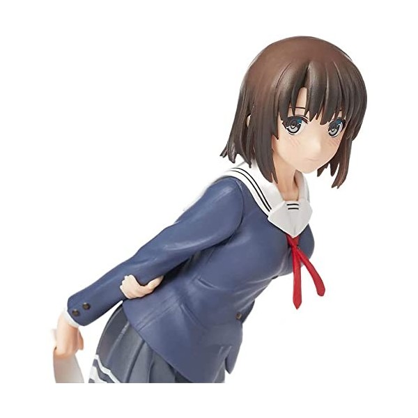 BOANUT Anime Figure Comment élever Une Petite Amie ennuyeuse - Kato Megumi - Uniforme Scolaire Ver. Ecchi Figure Mignon Poupé