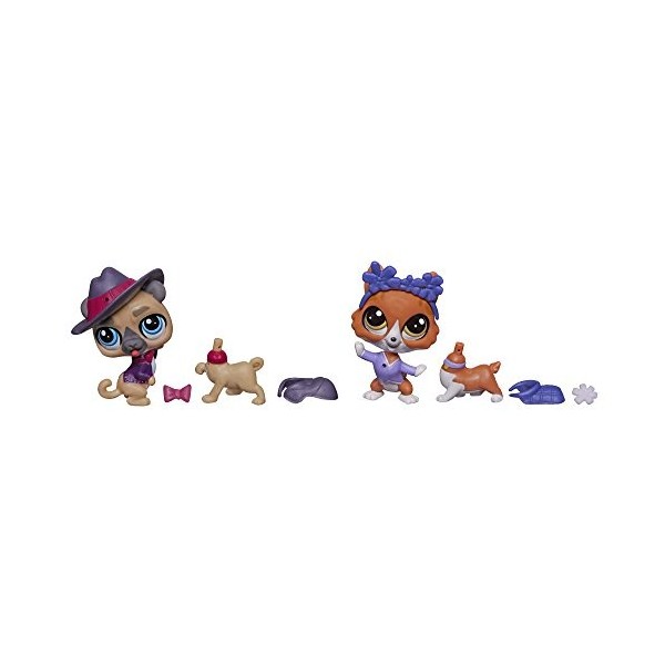 Littlest Pet Shop Styles pour Hurler sur la Paire danimaux de Compagnie