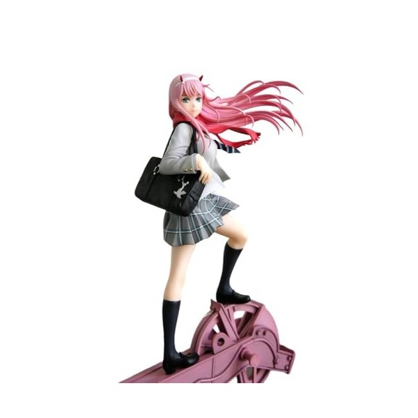 NEWLIA Figurine Ecchi Anime -Zéro Deux-1/7-Uniforme Ver. Objets de Collection animés Figurines daction Modèle de Personnage 