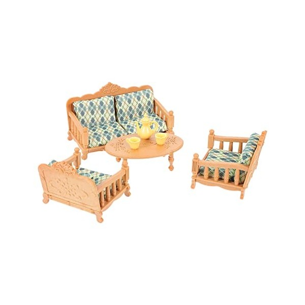 TOYANDONA 15 Pièces Modèle De Canapé Mini Canapé Réaliste Décorations pour Les Salas De CASA Canapé De Maison De Poupée Minia